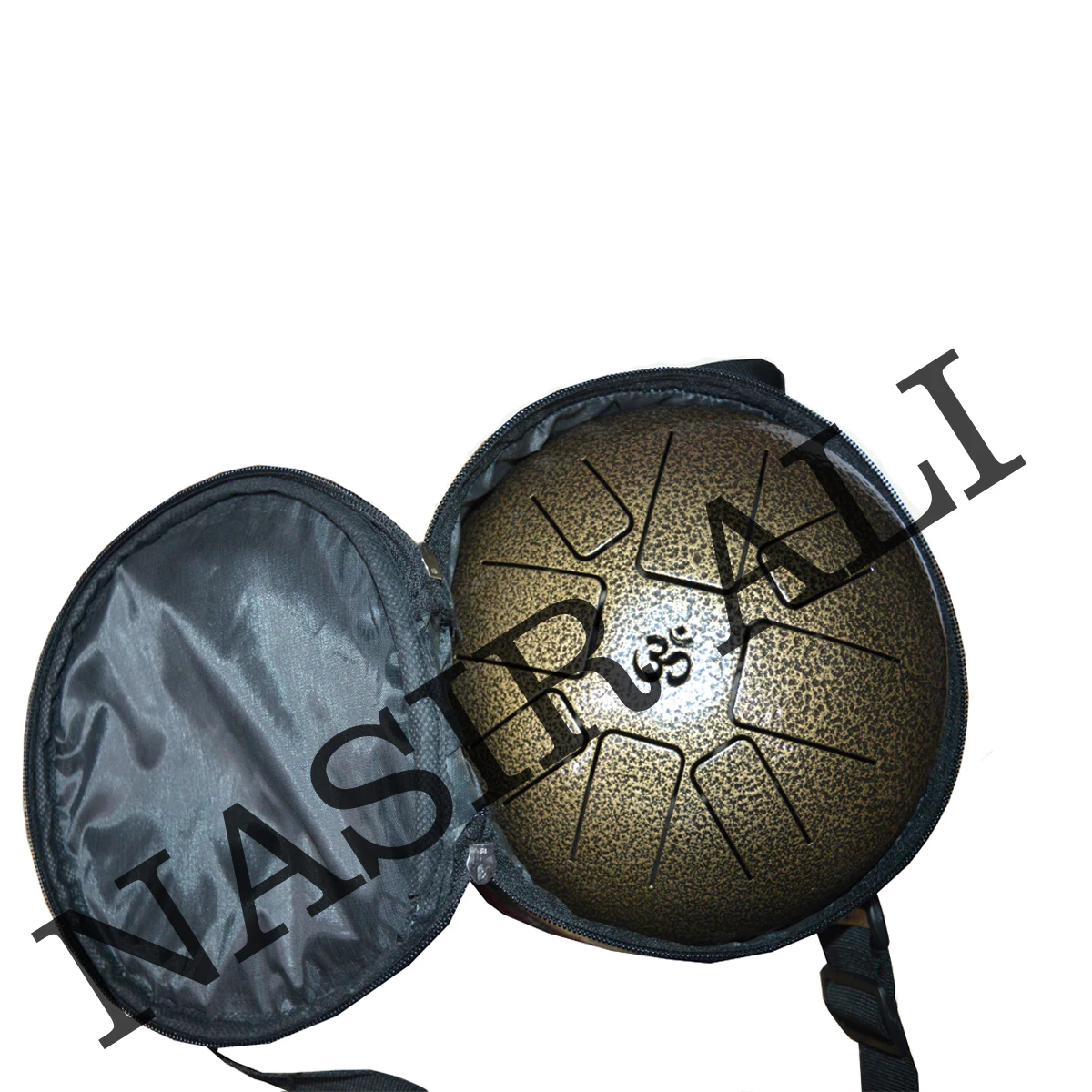 NASIR ALI New Tongue Drum Ten Mini Steel Percussion Instrument with FREE padded travel bag