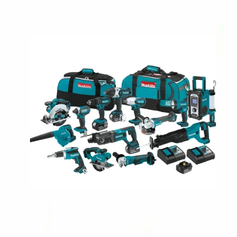 Wholesale Original Makita 18-Volt LXT Lithium Ion Cordless 15 Pieces Combo Kit for Sale