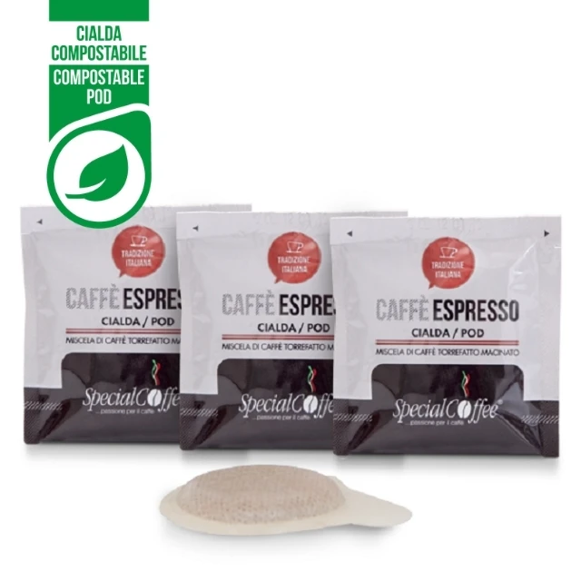 Italian best quality coffee POD/CIALDE ESPRESSO 7g easy for a perfect espresso at home or at restaurant