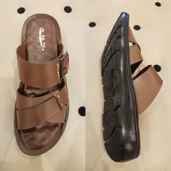 Красивые повседневные домашние тапочки из искусственной кожи с арабскими кожаными пряжками для мужчин мягкие амортизирующие нескользящие легкие коричневые черные Тапочки