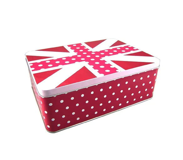 
Christmas rectangle LED metal tin can box food grade for tea coffee coffin chocolate cake candy toys stationery cosmetic 