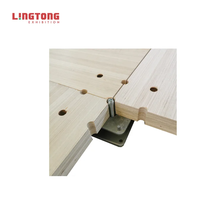 (15) Outdoor Steel Zinc Modular Exhibition Raised Flooring Systems Raised Floor Pedestal Price Adjustable Leveling Feet