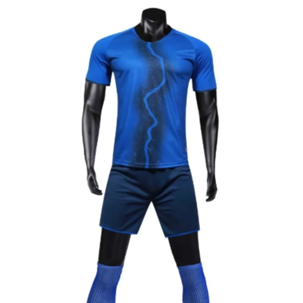 Adult Children Football Jerseys Boys and girls Soccer Clothes Sets Short Sleeve Kids Football Uniforms Soccer Tracksuit Jersey