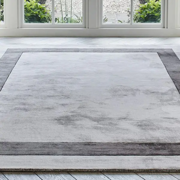 hand woven rug Jacaranda low cost silk tencel viscose and bamboo silk lustre wholesale retail and hotel project rug and carpet