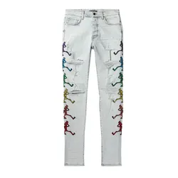 Cheap Hot Fashion Mid Waisted Stretch Men Denim jeans Trousers Pant Slim Fit Custom Made By Lavish Apparel