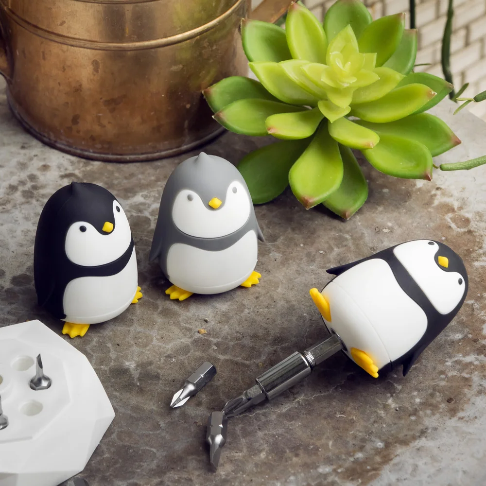 Mini Penguin Screwdriver Modeling Ratchet of Tool Set for Renovation