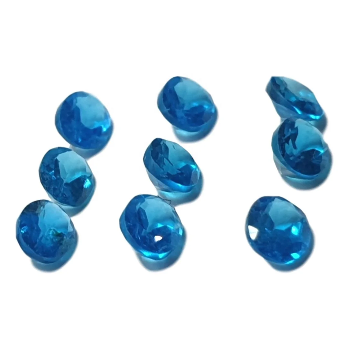 Natural Neon Blue Apatite Gemstone All Shapes And Sizes Cut On Custom Orders In Wholesale Prices In all Other Types Of Natural G