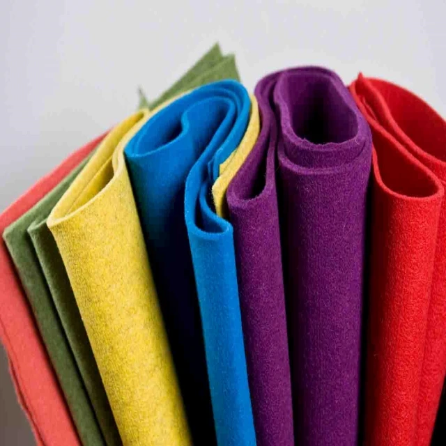  Тонкая пряжа ручной работы для рукоделия Нетканая войлочная ткань листовые рулоны украшения дома оптовая продажа