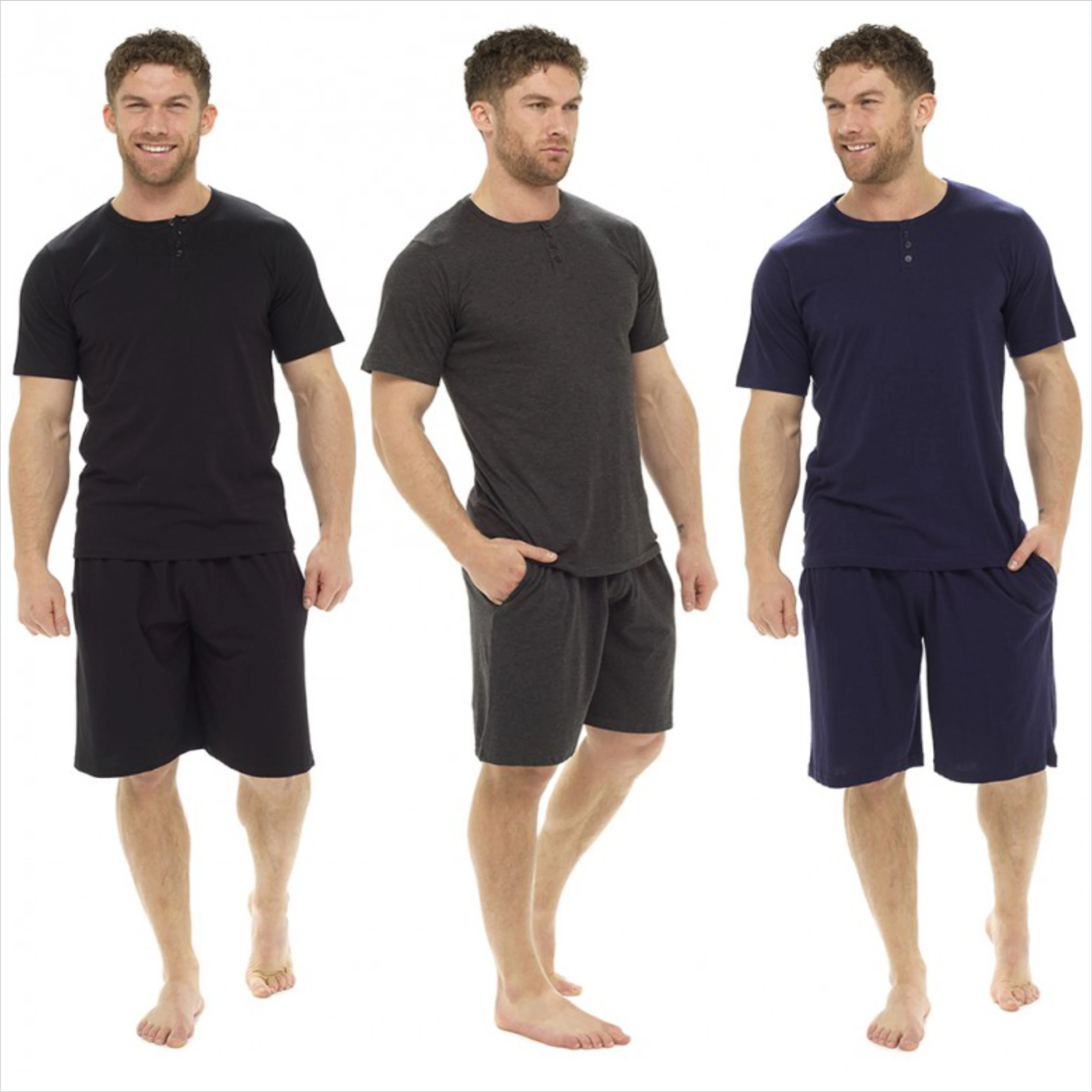 Custom Logo Summer Sportswear Shirt And Shorts Set For Men Cotton Running Custom Men Short Set 2021 design Wholesale