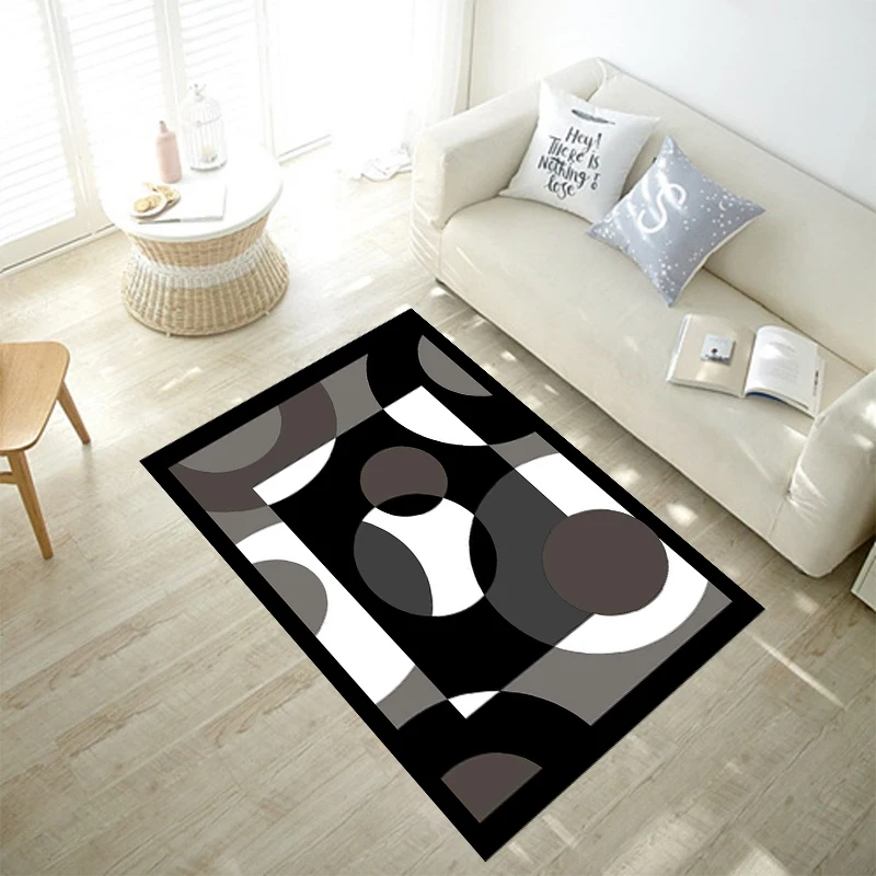 Фабричная поставка мягкие ковры современный скандинавский центр ковер для гостиной SHI001