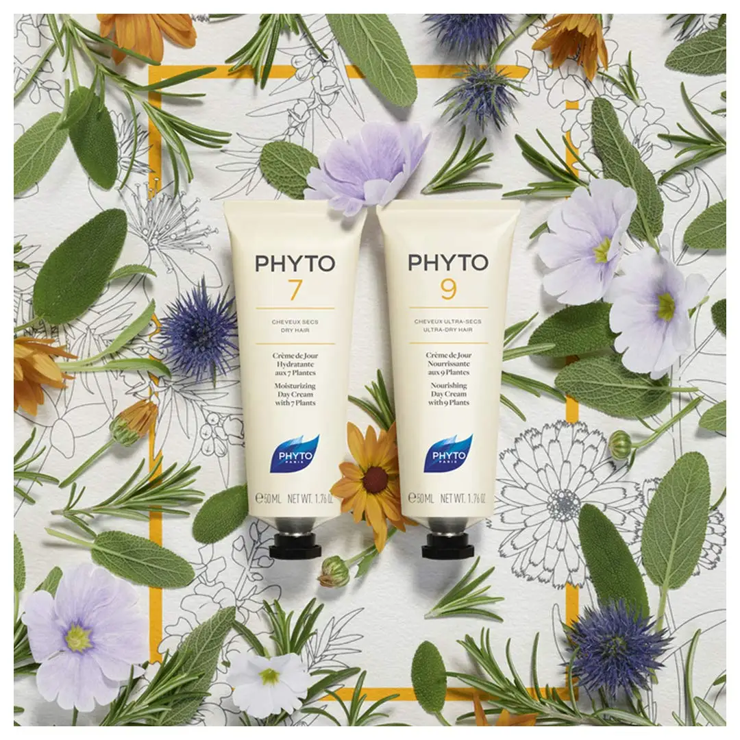 Питательный дневной крем PHYTO 9 с растениями для здоровых и красивых волос топовый продукт