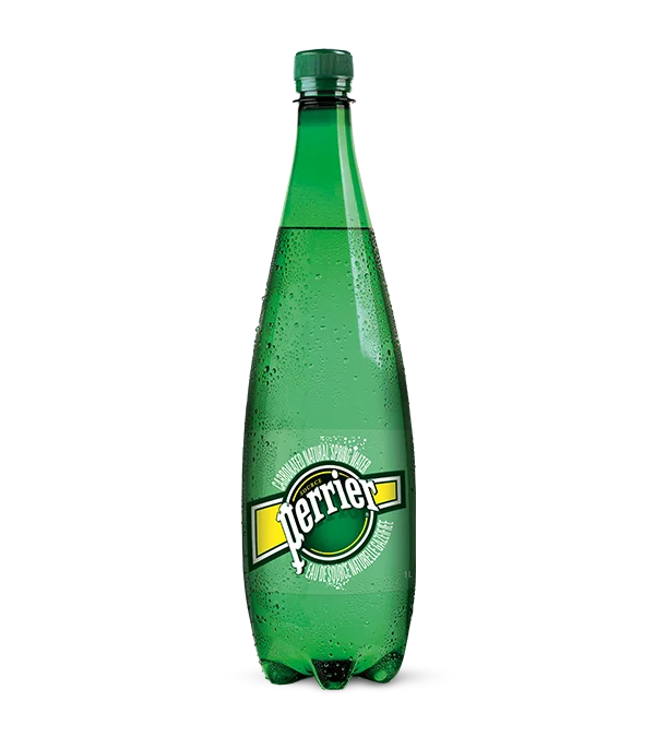 PERRIER CARBONATED NATURAL SPRING WATER 1 L PET BOTTLE