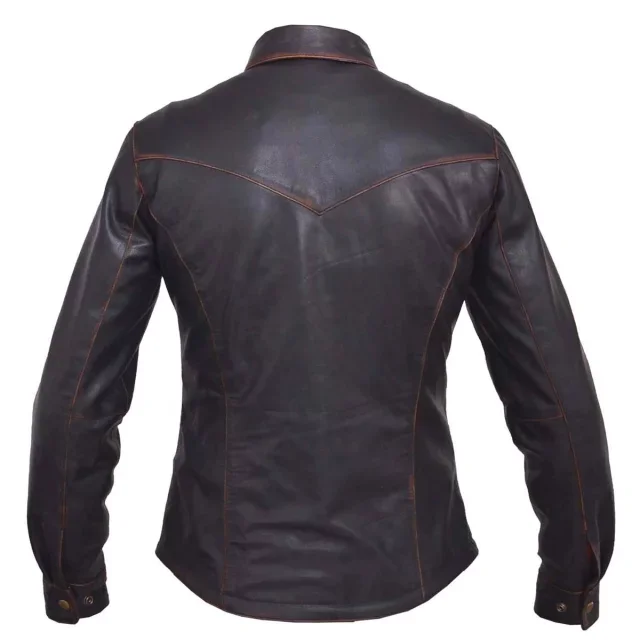 New Arrivals Men Leather Shirts 2022