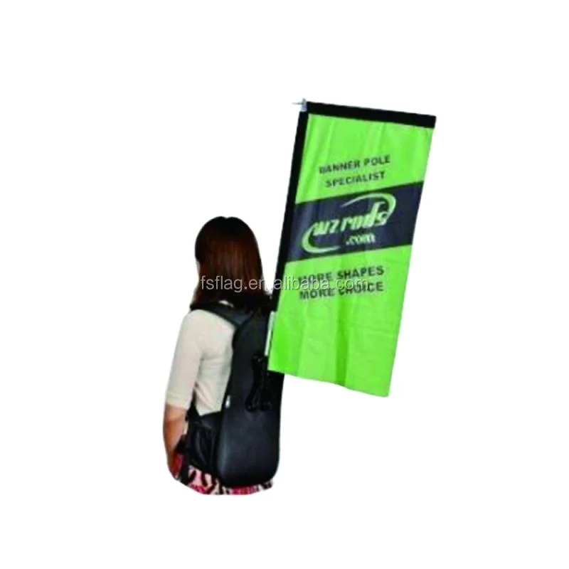 Custom flying backpack flag england body flag promotion outdoor banner flag