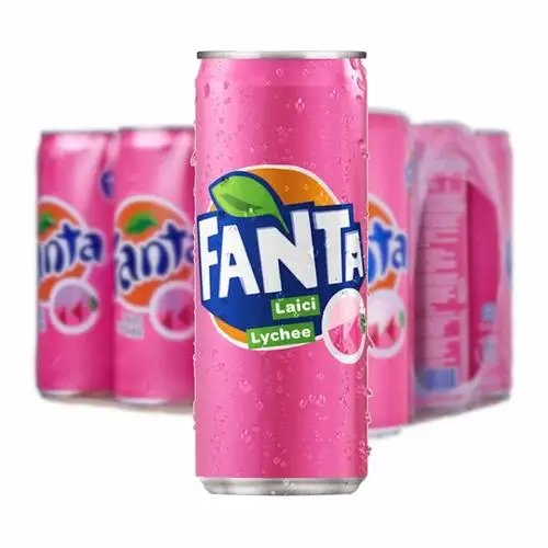 
Fanta Drink Slim Can drink 320ml - Laici Lychee, Grape Pack of 24 Cans 