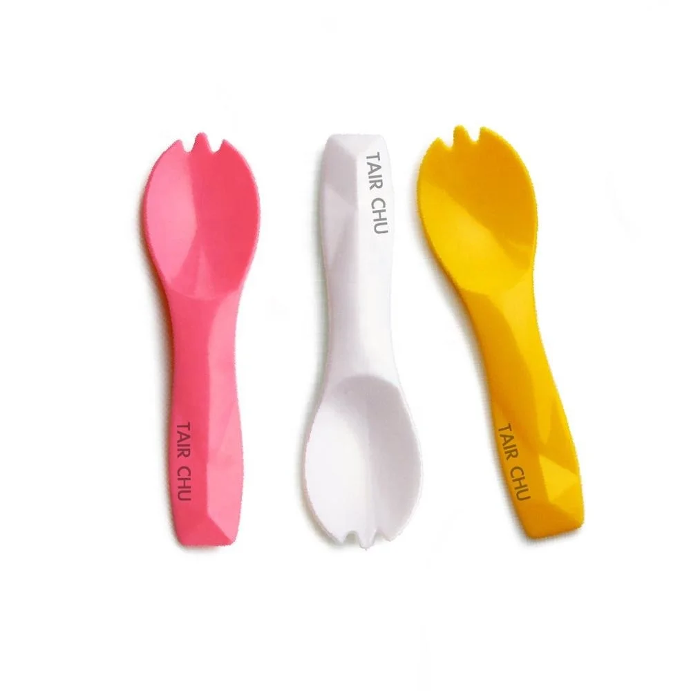 8cm Colorful Little Plastic Yogurts Spoon