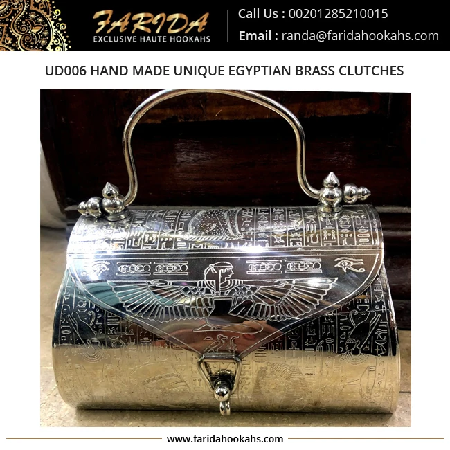 Handmade Unique Egyptian Evening Brass Clutches