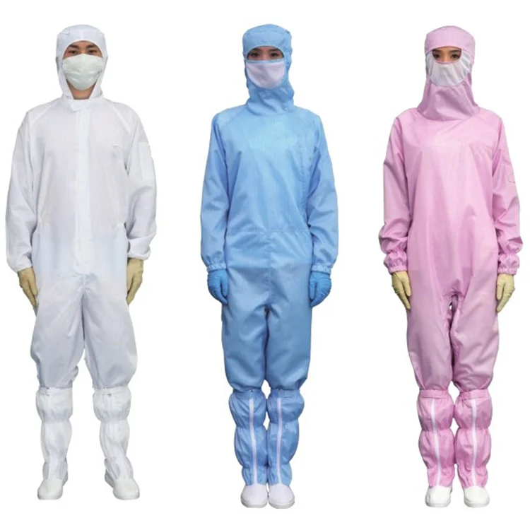 Perfect ESD Performance Antistatic Clean Room Garment