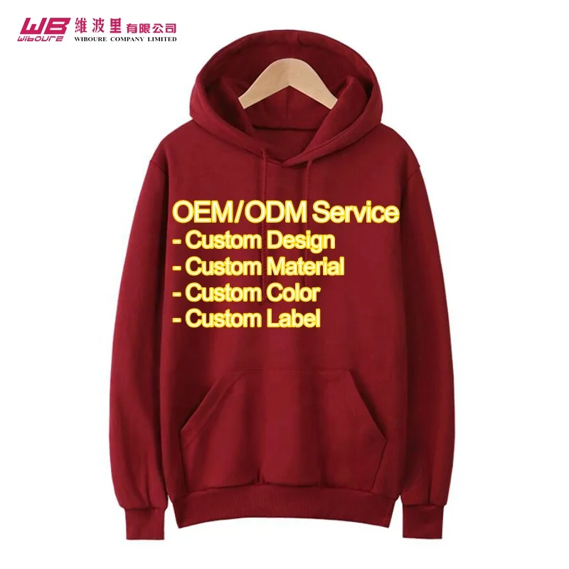 Lowest Price Custom Plain blank hoodies 100% cotton clothing Custom made mens hooded sweatshirts for unisex hoodie
