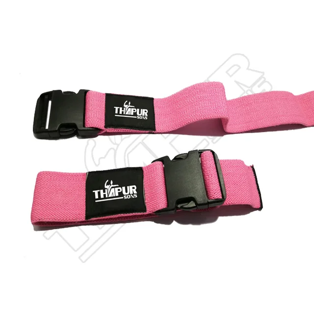 Custom Logo Gym Occlusion Arm Bands Heavy Resistance Fitness Loop Bands Made of Latex Cotton Blood Flow Restriction Leg Band