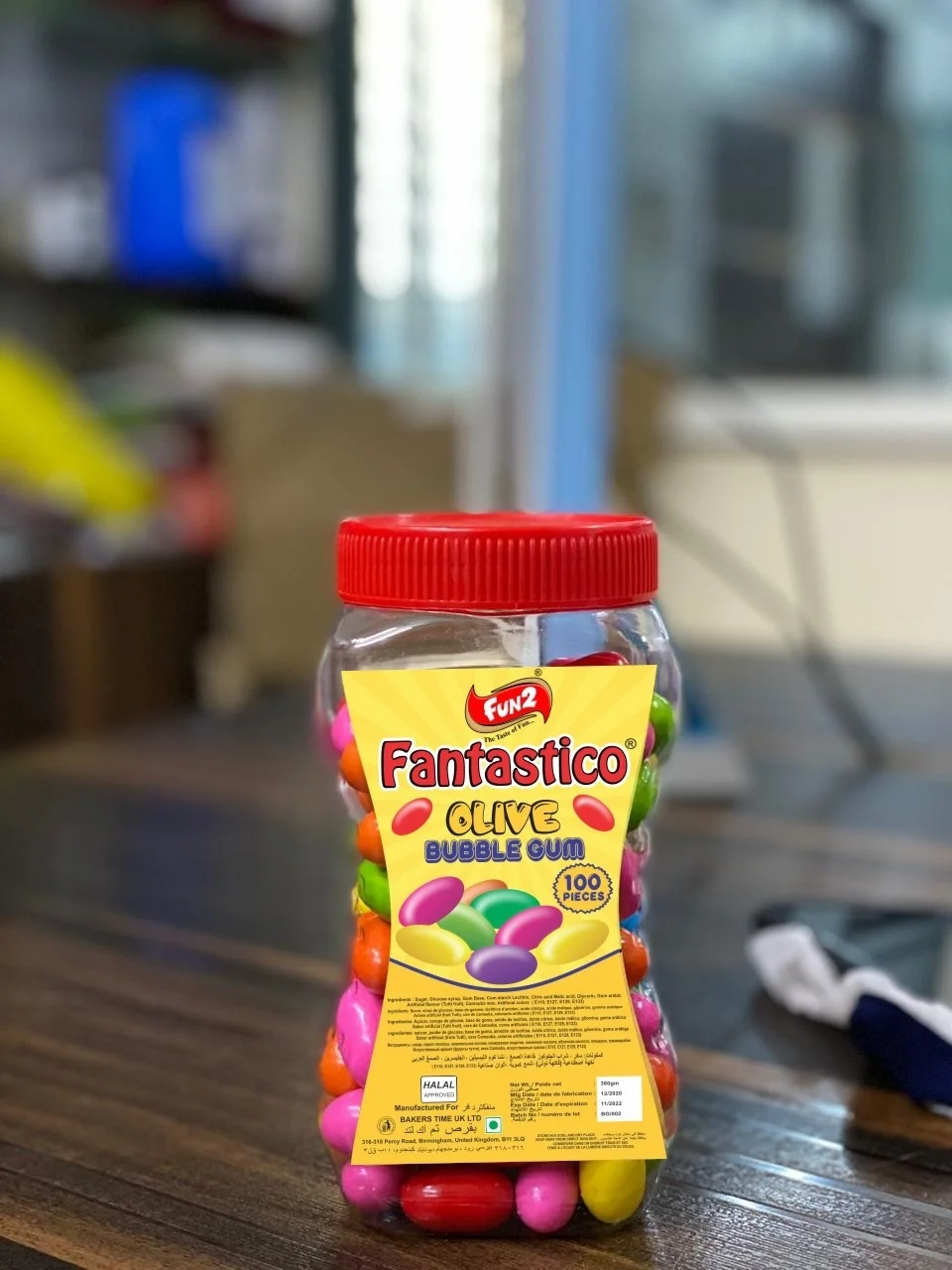 Tutti Frutti Bubble Gum ball shape colorful bubblegum manufacturer/ Bubblegum Exporters & Manufacturer