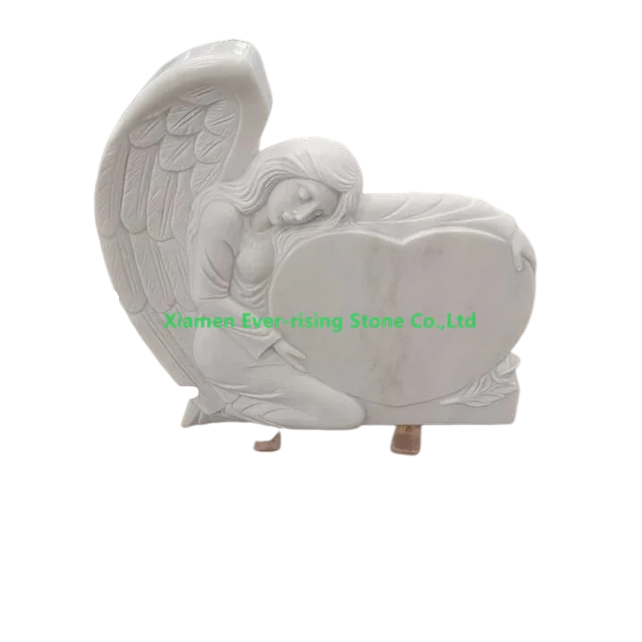 China white Natural marble Tombstone Monument gravestone with cheap price