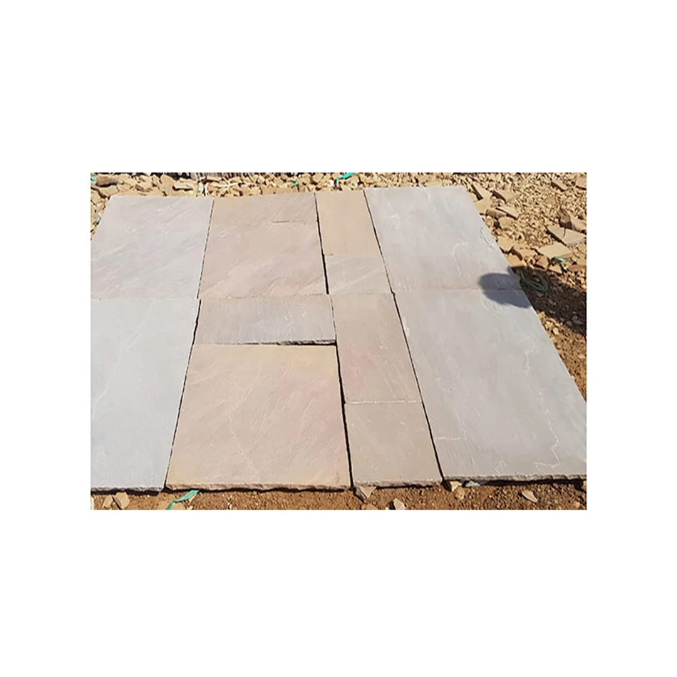 Super Quality Floor Decorating Brown Beige Color Autumn Brown Patio Pack Sandstone Paving Slabs at Wholesale Price