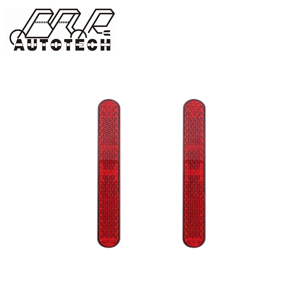 Motorcycle motorbike red amber orange self adhesive E-mark certificated reflector