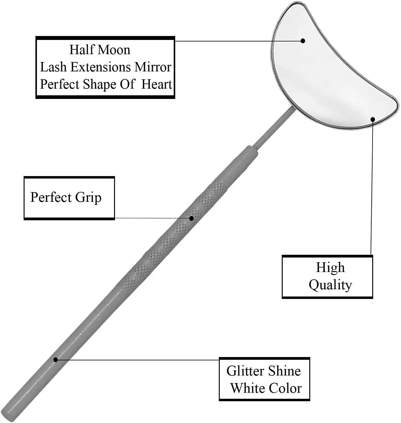  Оптовая продажа золотистых и серебристых зеркал купить лучшие зеркала из нержавеющей стали для ресниц