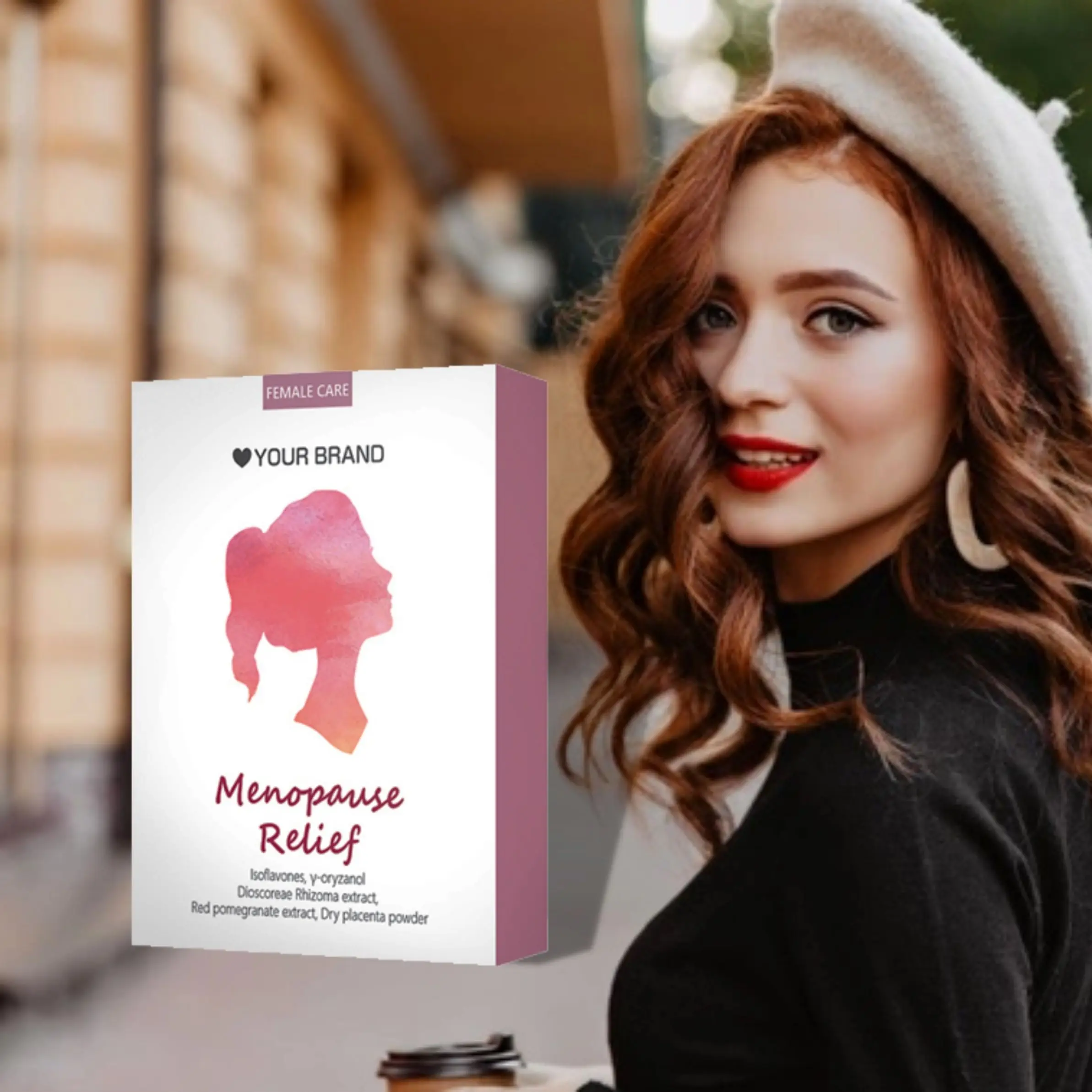 ODM Best Selling Woman Care Isoflavones Extract Menopause Relief Supplement