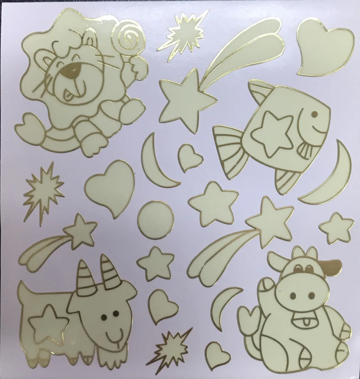 
Wholesale Glow in Dark Sticker / Luminous Sticker 