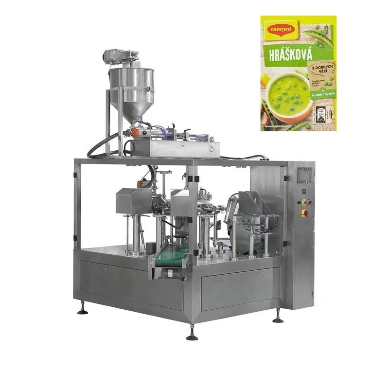 Multi-function Full Automatic Rotary Liquid Packing Filling Machine for Soup Liquid /Chili Paste
