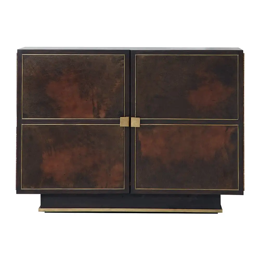 parchment goat skin classy brown furniture