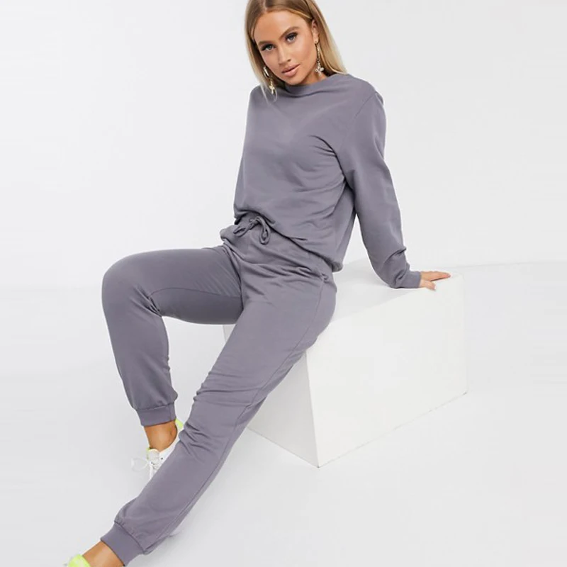 Wholesale suit For Women New Style Skinny Track Suit girls Clothes Fashion Casual Fitness ladies Tracksuit for women