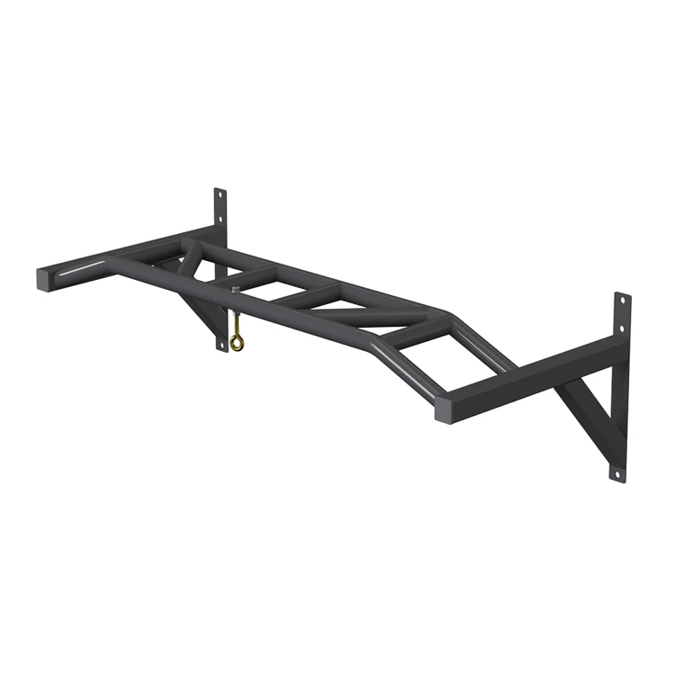 Top quality wall-mounted pull up bar allows for different grip, gym home
