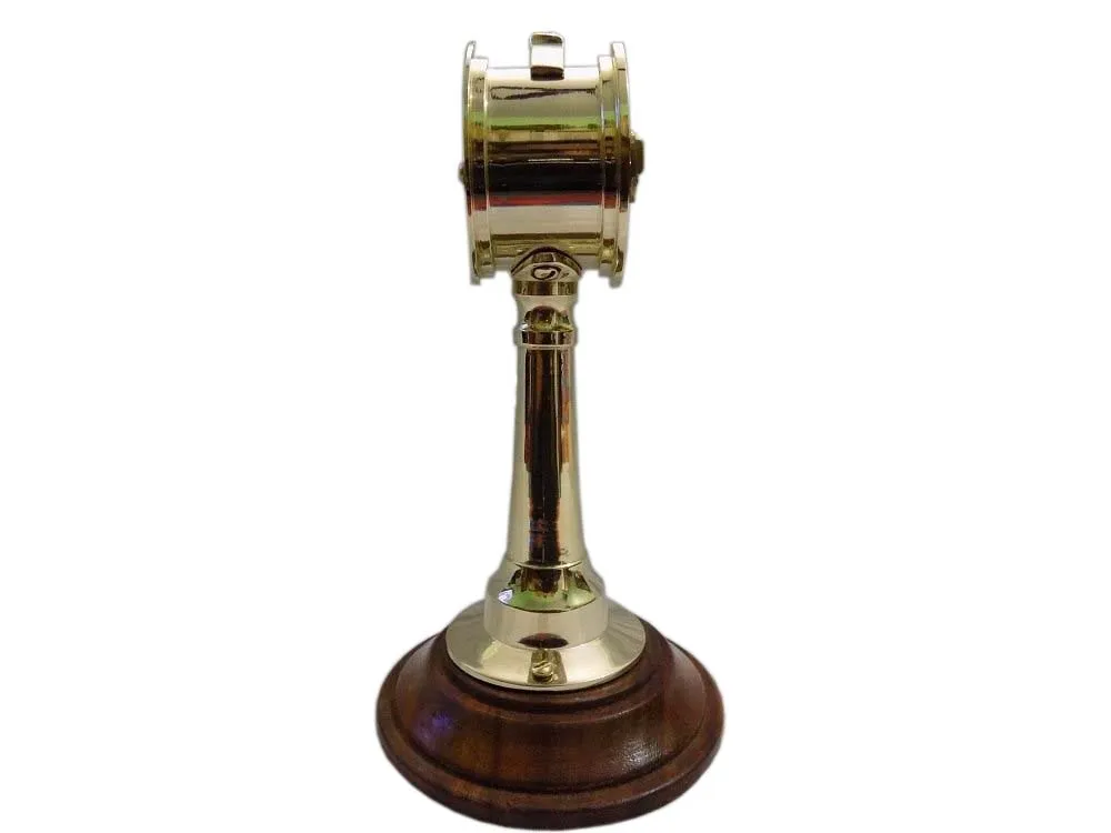 6.5 Inch Brass Vintage Ship Engine Telegraph Nautical Decorative Telegraph Made Customized Telegraph Standard Brass USA 1 Pc T/T