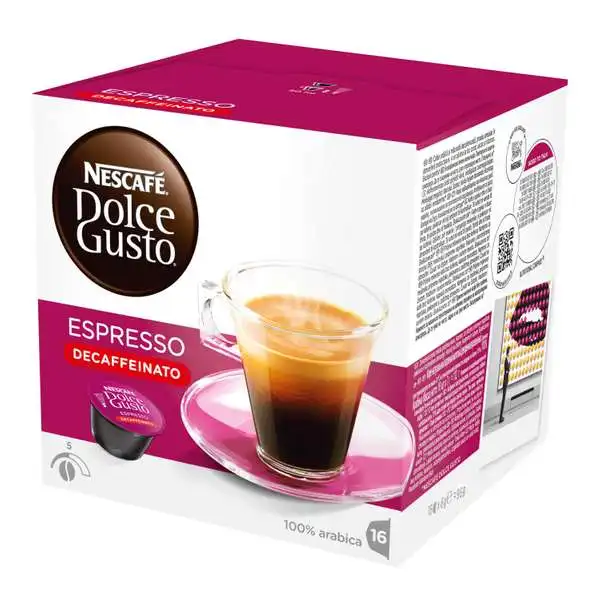 Nescafe Dolce Gusto, длинный кофе и дескафeinated эспрессо