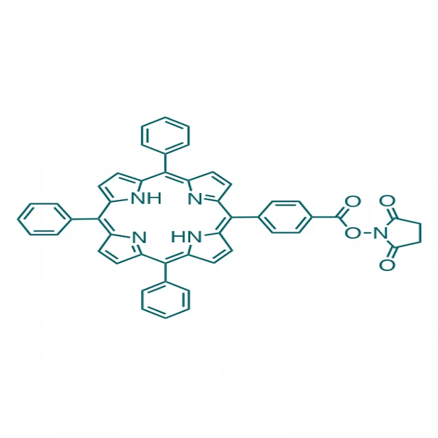 5-(4-карбоксифенилсукцинимидный эфир)-10,15, 20-трифенил-21, 23-порфин 145363-23-1