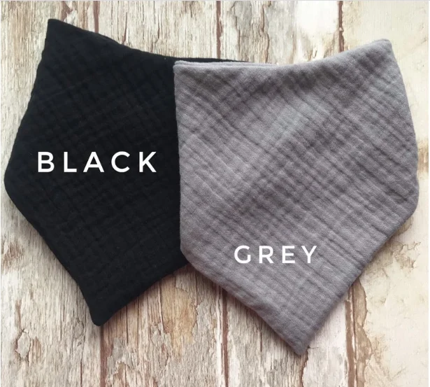 4 Pack Modern Printed Pattern Bandana Drool Bibs 100% Organic Cotton OEM Set for Age Group Babies for Both Boys Girls Feeding