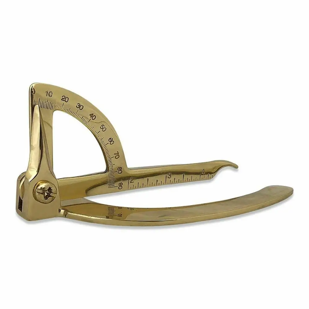 Farrier Brass Equine Horse Hoof Gauge Leveller - For Correct Hoof Angle Length