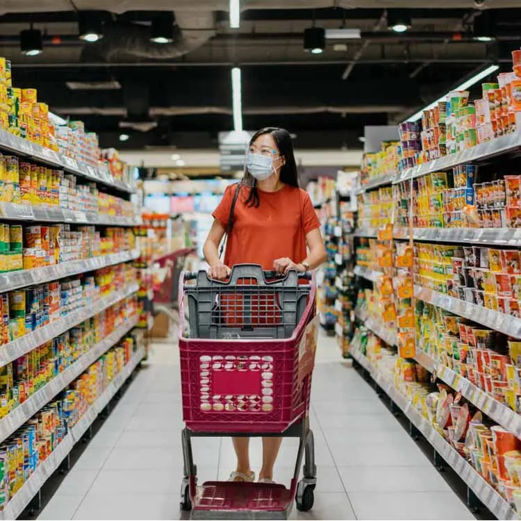 Customized used Supermarket Display Shelves Racks Gondola for Shop Stands Retail Grocery Store Rack