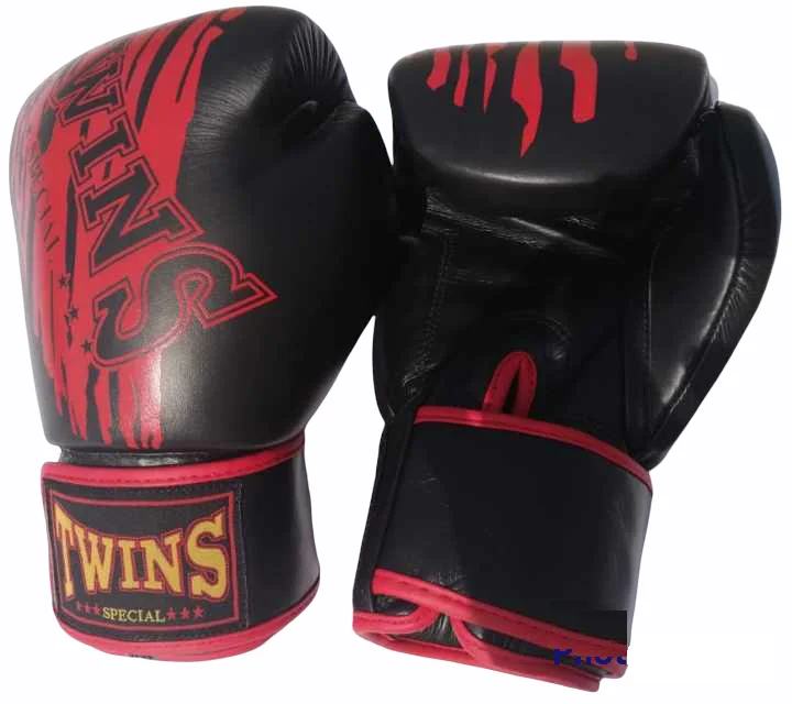 Custom Boxing Gloves Real Leather Hand Mold elegant print twins design
