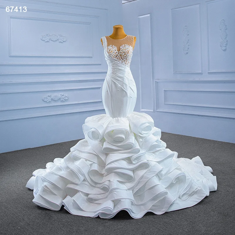 Janceber Rsm67413 роскошное Элегантное свадебное платье Вечерние платья Русалка свадебное платье