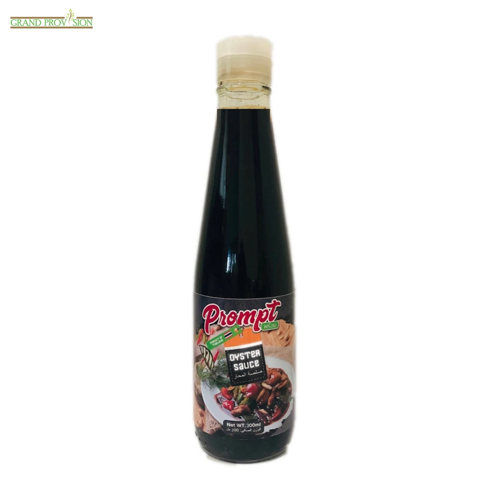 GMP HACCP certified Oyster Sauce 300ml Bottle Seasoning Sauce export from Thailand