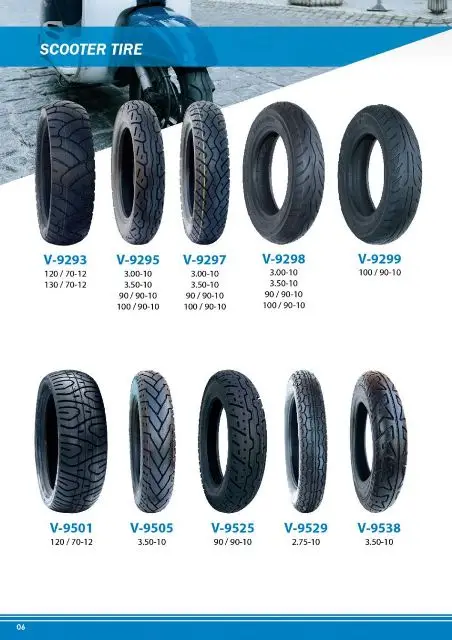 Taiwan technology, High-quality and Safety Scooter Motorcycle tire Made in Vietnam
