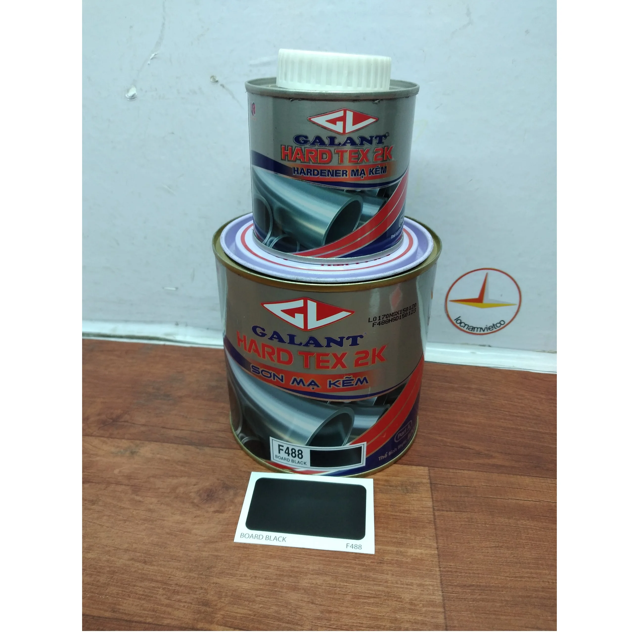 Black 410 Quick dry 15 minutes dry surface Galant Hard Tex 2k Galvanized Steel Paint