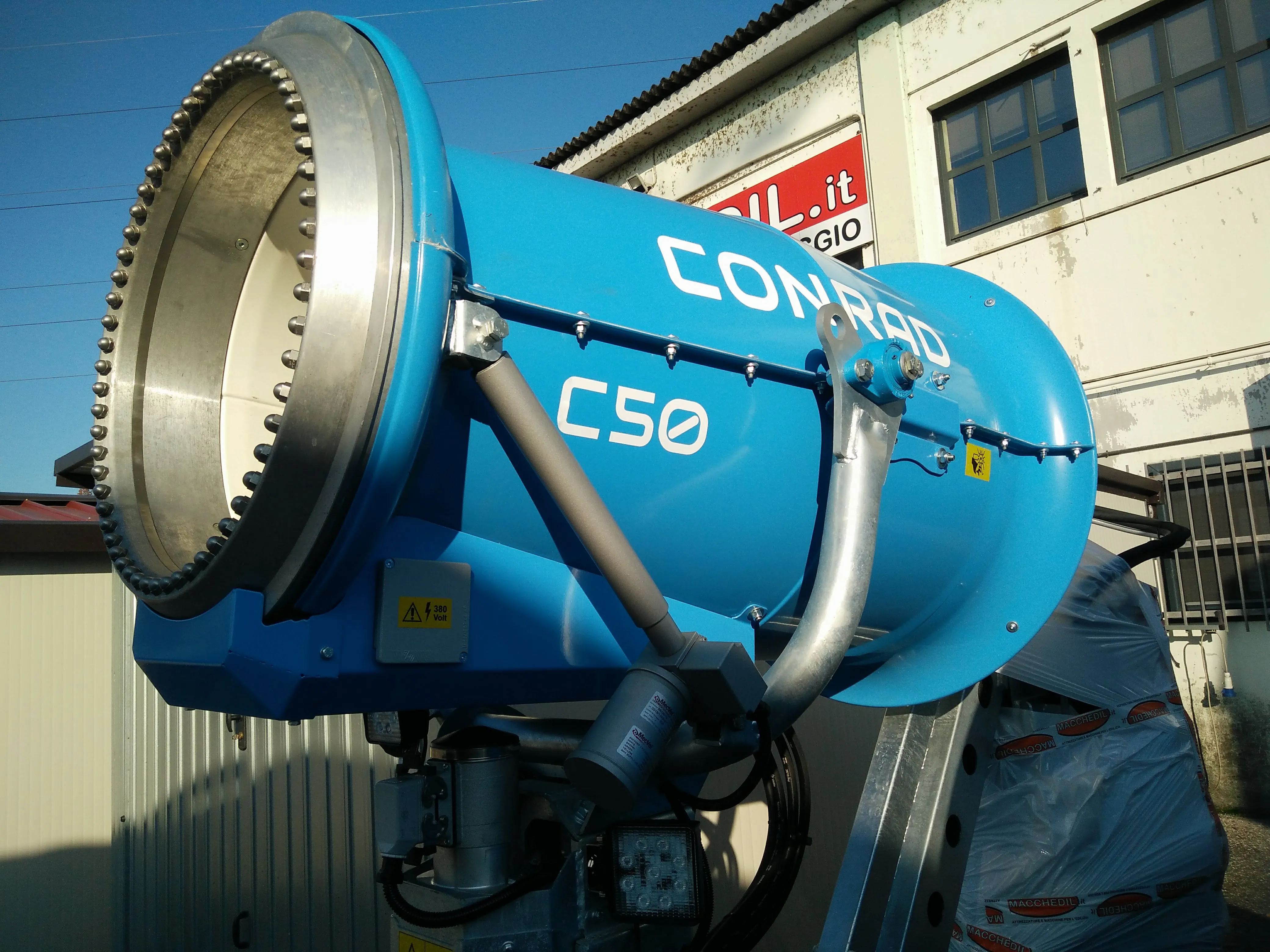Полностью автоматическая система подавления пыли CONRAD C50 на башне и ПЛК-Сделано в Италии-для