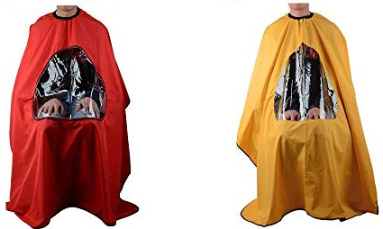 Barber Hairdressing Cutting Salon Cape Denim Barber Apron Printed Cutting Cape Customized design logo Hairdresser Smock