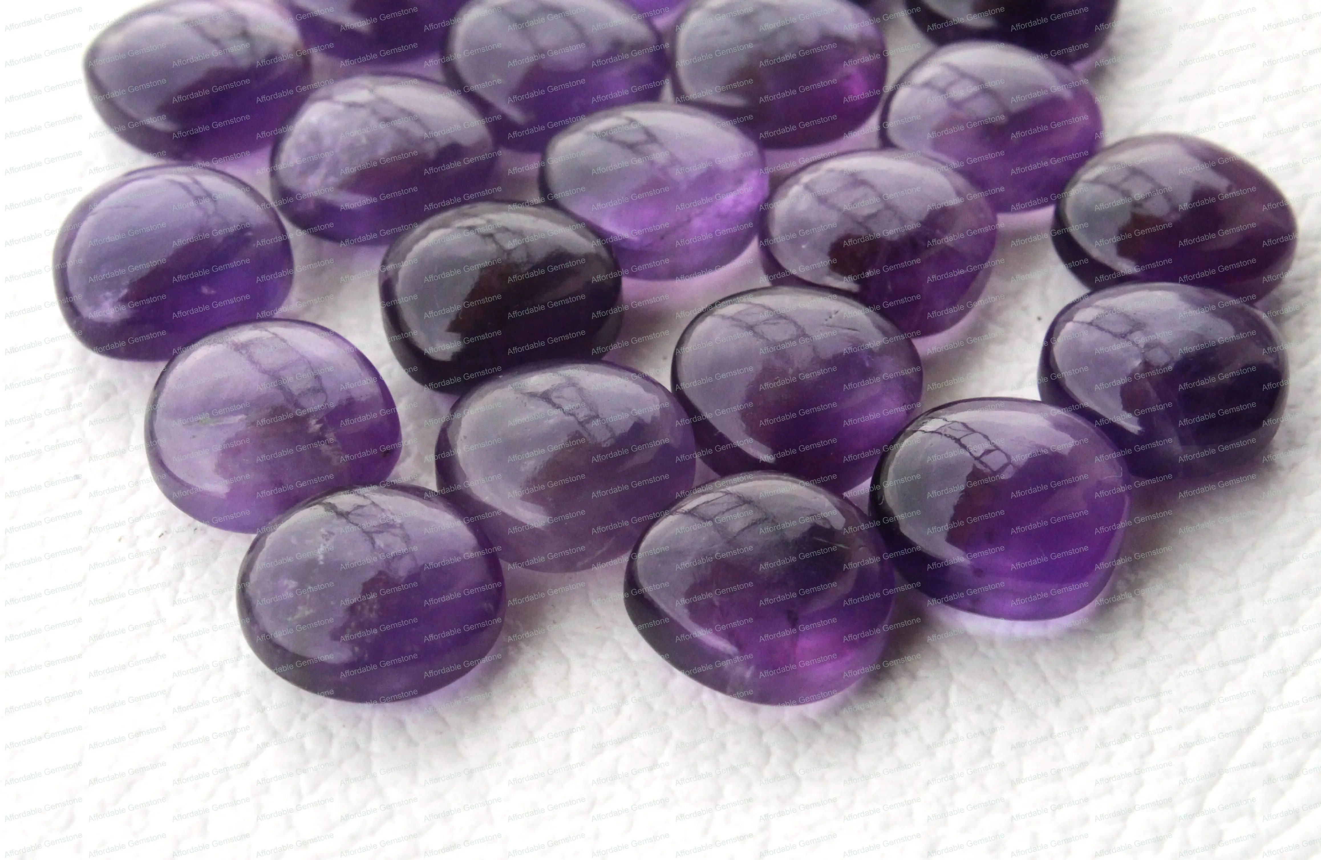 Натуральный Аметист гладкие полированные драгоценные камни в форме сердца перфорированные камень ручной работы аметист для сережек Размер 12x12 мм