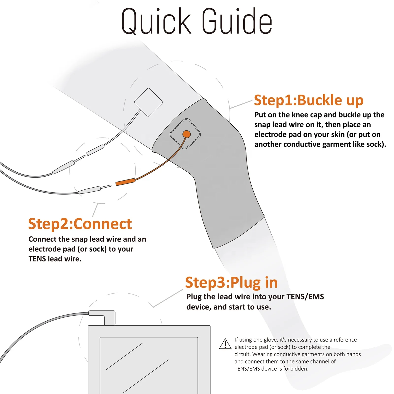
Physical therapy kneecap for reducing leg swelling 